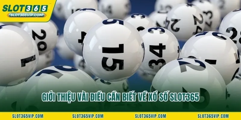 Giới thiệu vài điều cần biết về xổ số SLOT365